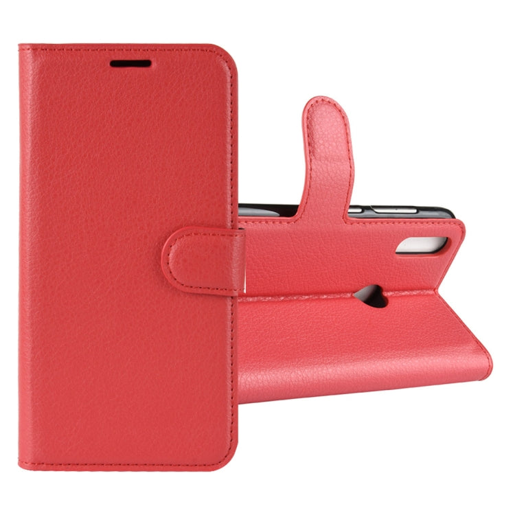 Litchi Texture Horizontal Flip Leather Case for Huawei Honor 8C, with Holder & Card Slots & Wallet