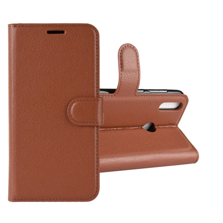 Litchi Texture Horizontal Flip Leather Case for Huawei Honor 8C, with Holder & Card Slots & Wallet