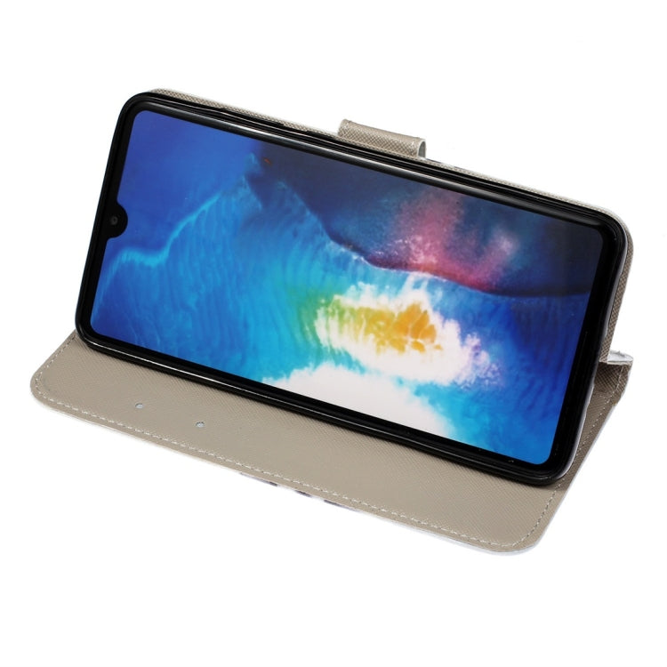 Crown Pattern Colored Drawing Horizontal Flip Leather Case for Huawei Mate 20, with Holder & Card Slots & Wallet & Lanyard