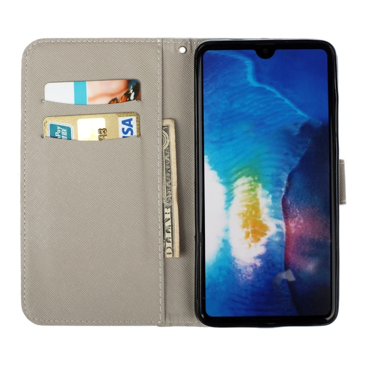 Crown Pattern Colored Drawing Horizontal Flip Leather Case for Huawei Mate 20 X, with Holder & Card Slots & Wallet & Lanyard