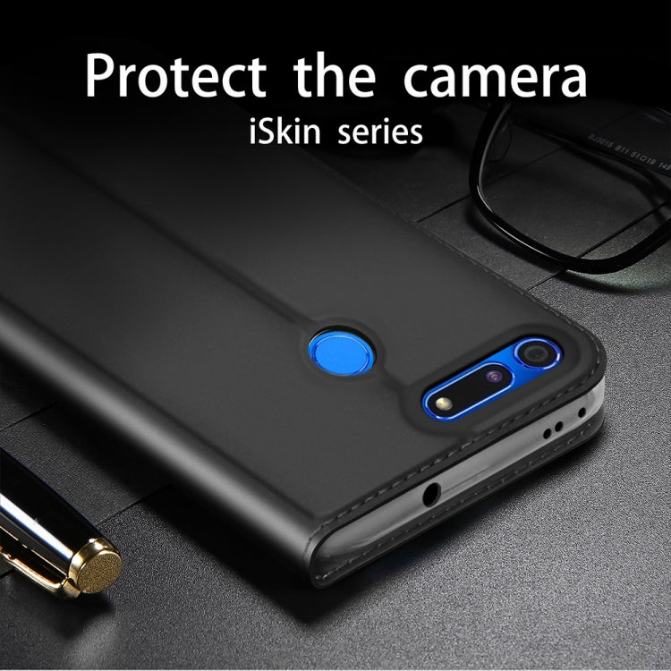 DZGOGO ISKIN Series Slight Frosted PU+ TPU Case for Huawei Honor View 20
