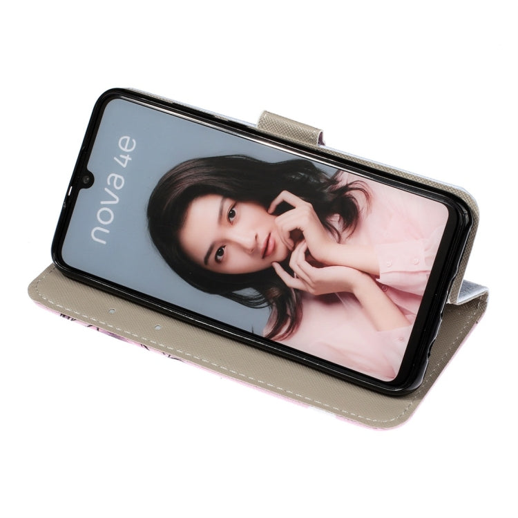 Colorful Pineapple Pattern Colored Drawing Horizontal Flip Leather Case for Huawei P30 Lite, with Holder & Card Slots & Wallet & Lanyard