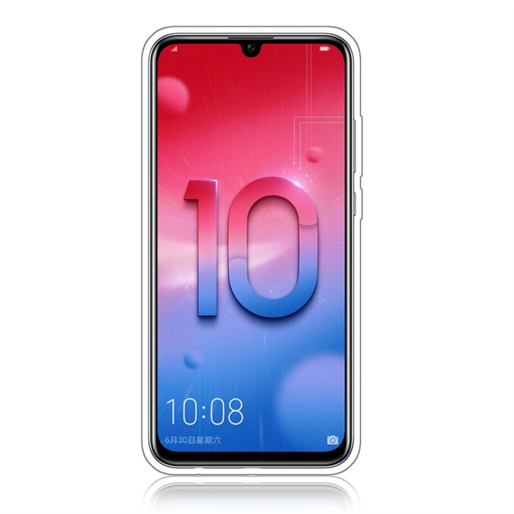 Glittery Powder Shockproof TPU Protective Case for Huawei Honor 10 Lite, with 360 Degree Rotation Ring Holder