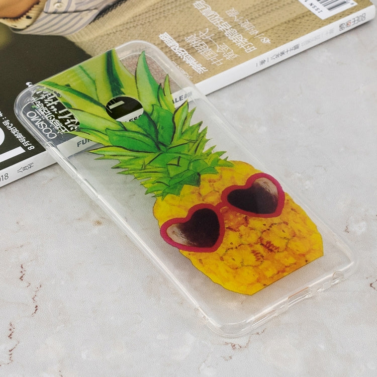 Pineapple Pattern Transparent Clear TPU Case for Huawei Y9 (2019) / Enjoy 9 Plus