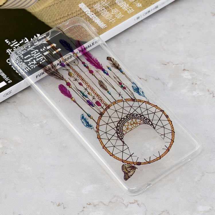 Color Wind Chimes Pattern Transparent Clear TPU Case for Huawei Mate 20 Pro