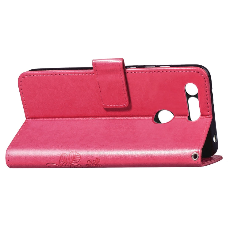 Lucky Clover Pressed Flowers Pattern Leather Case for Huawei V20, with Holder & Card Slots & Wallet & Hand Strap