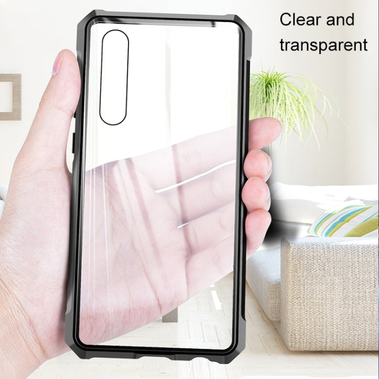 Ultra Slim Magnetic Tempered Glass Magnet Flip Case for Huawei P30 Pro
