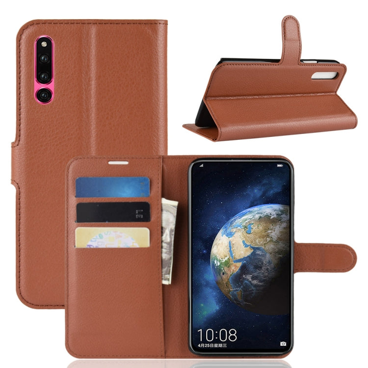 Litchi Texture Horizontal Flip Leather Case for Huawei Honor Magic 2, with Holder & Card Slots & Wallet