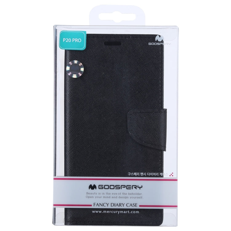 GOOSPERY FANCY DIARY Horizontal Flip PU Leather Case for Huawei P20 Pro, with Holder & Card Slots & Wallet