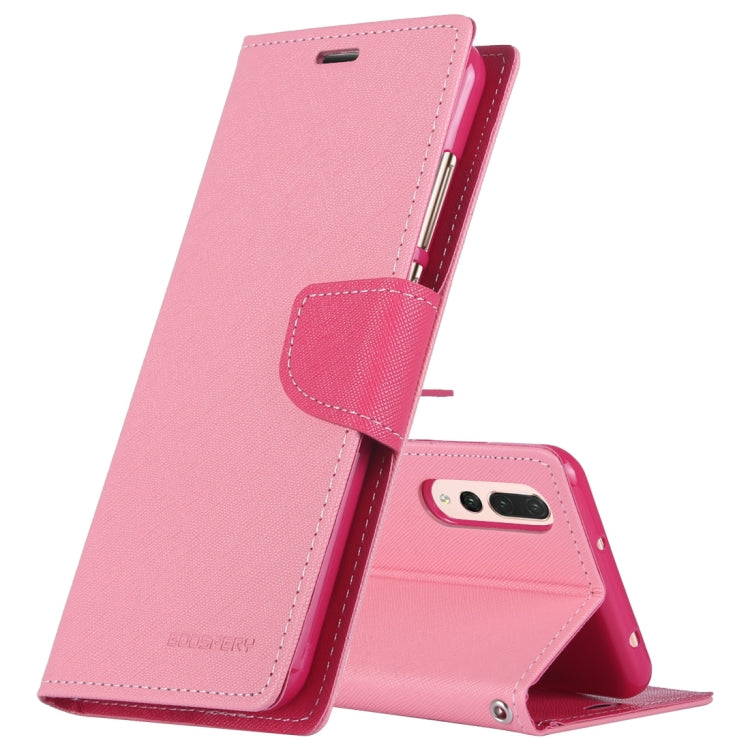 GOOSPERY FANCY DIARY Horizontal Flip PU Leather Case for Huawei P20 Pro, with Holder & Card Slots & Wallet