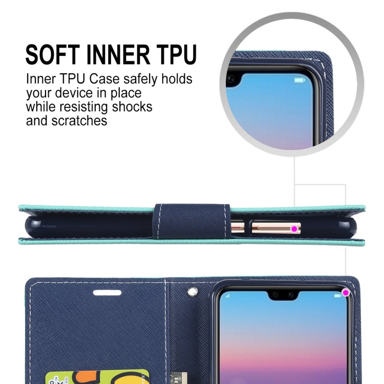 GOOSPERY FANCY DIARY Horizontal Flip PU Leather Case for Huawei P20 Pro, with Holder & Card Slots & Wallet
