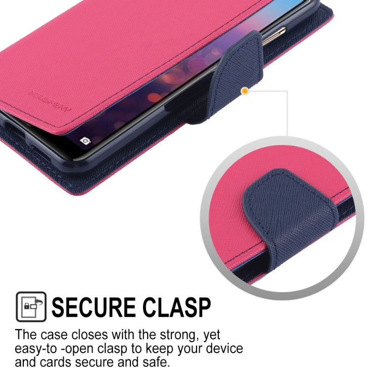 GOOSPERY FANCY DIARY Horizontal Flip PU Leather Case for Huawei P20 Pro, with Holder & Card Slots & Wallet