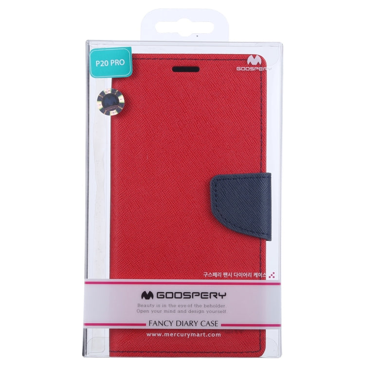 GOOSPERY FANCY DIARY Horizontal Flip PU Leather Case for Huawei P20 Pro, with Holder & Card Slots & Wallet