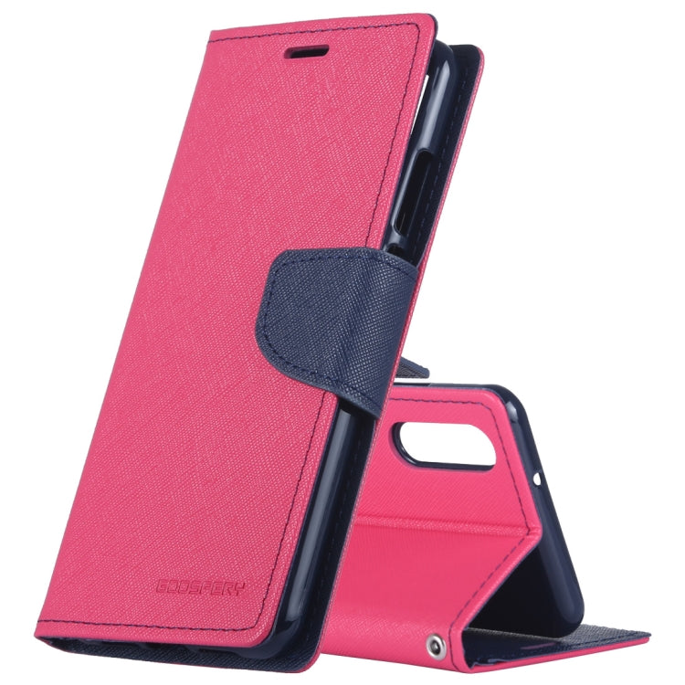 GOOSPERY FANCY DIARY Horizontal Flip PU Leather Case for Huawei P20, with Holder & Card Slots & Wallet