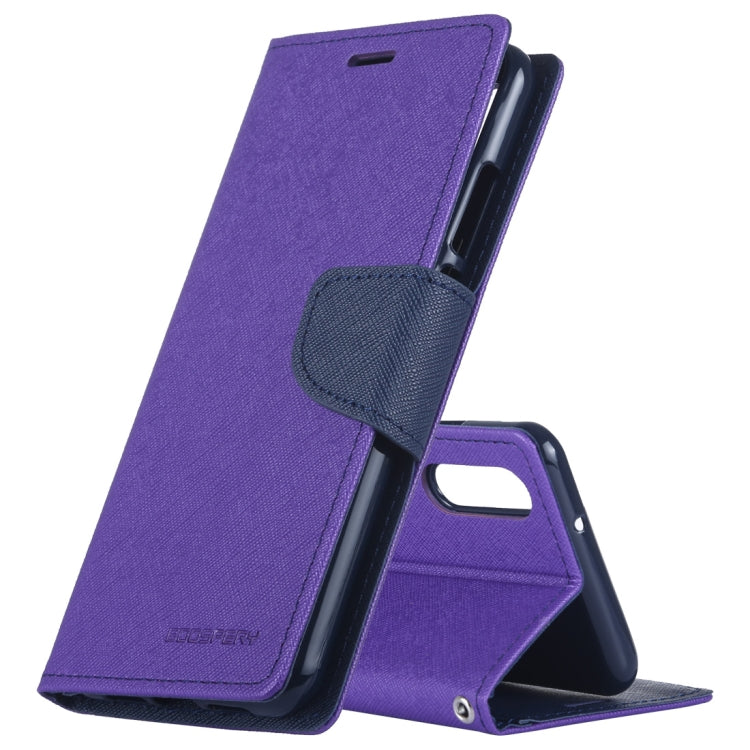GOOSPERY FANCY DIARY Horizontal Flip PU Leather Case for Huawei P20, with Holder & Card Slots & Wallet