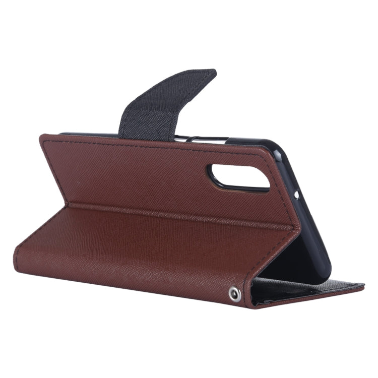 GOOSPERY FANCY DIARY Horizontal Flip PU Leather Case for Huawei P20, with Holder & Card Slots & Wallet