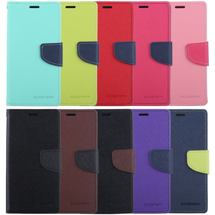 GOOSPERY FANCY DIARY Horizontal Flip PU Leather Case for Huawei P20, with Holder & Card Slots & Wallet