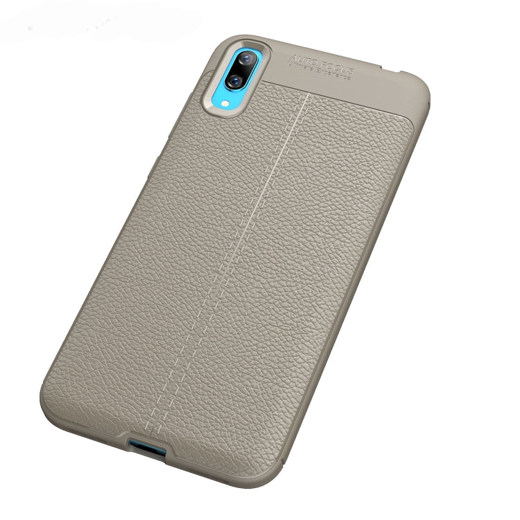 Litchi Texture TPU Shockproof Case for Huawei Enjoy 9