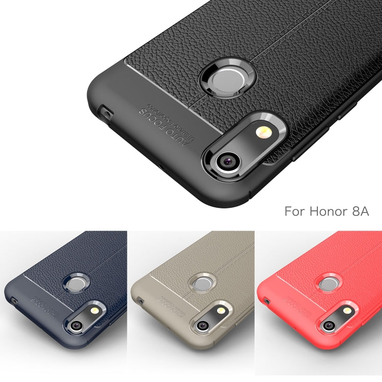 Litchi Texture TPU Shockproof Case for Huawei Honor 8A