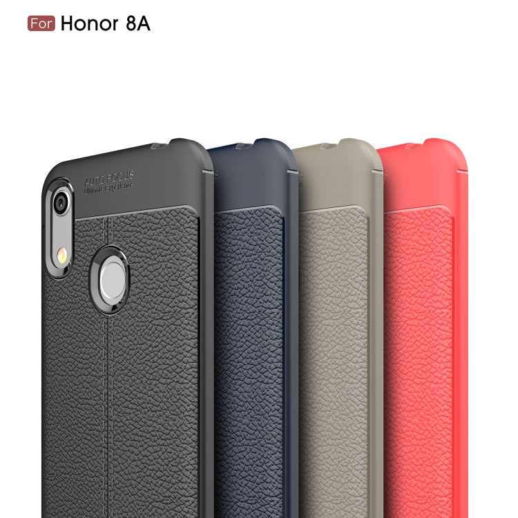 Litchi Texture TPU Shockproof Case for Huawei Honor 8A