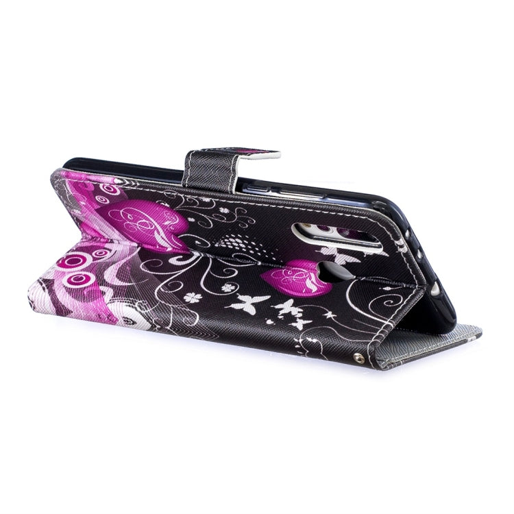 Little Peach Heart Pattern Horizontal Flip Leather Case for Huawei Nova 4, with Holder & Card Slots & Wallet