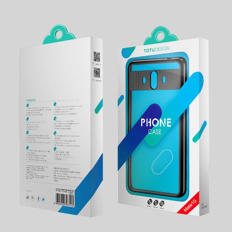 TOTUDESIGN for  Huawei Mate 10 TPU + Transparent PC Full Coverage Protective Back Cover Case