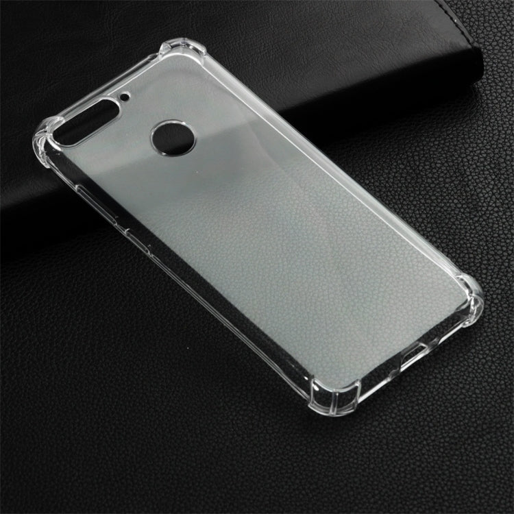 Shockproof TPU Protective Case for Huawei Honor 7A / Enjoy 8e / Y6 (2018) (Transparent)