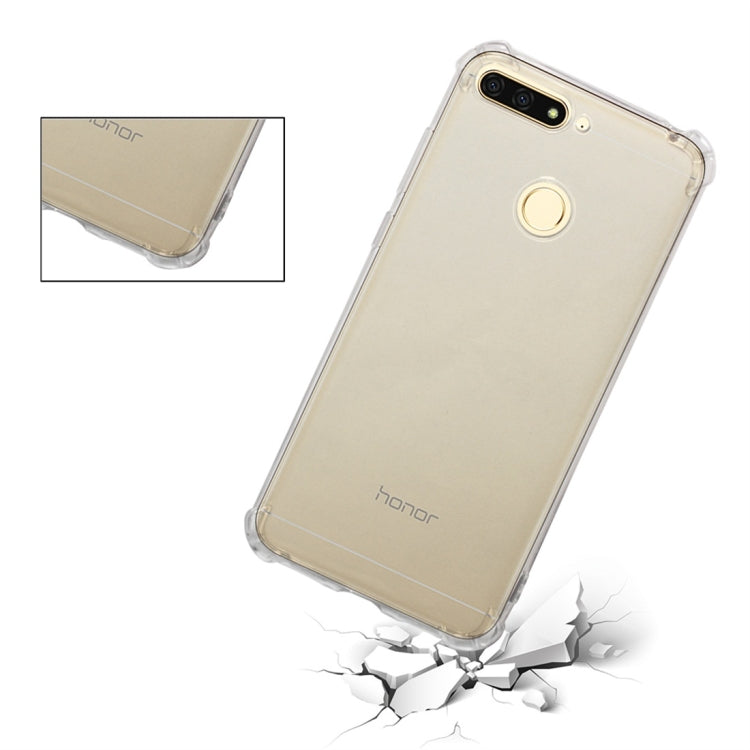 Shockproof TPU Protective Case for Huawei Honor 7A / Enjoy 8e / Y6 (2018) (Transparent)