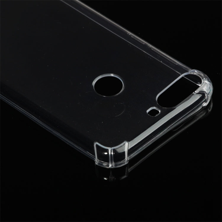 Shockproof TPU Protective Case for Huawei Honor 7C / Enjoy 8 / Nova 2 Lite / Y7 Prime (2018) / Y7 (2018) (Transparent)