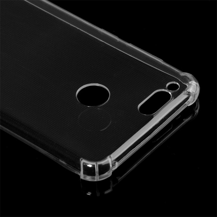 Shockproof TPU Protective Case for Huawei Honor 7X (Transparent)