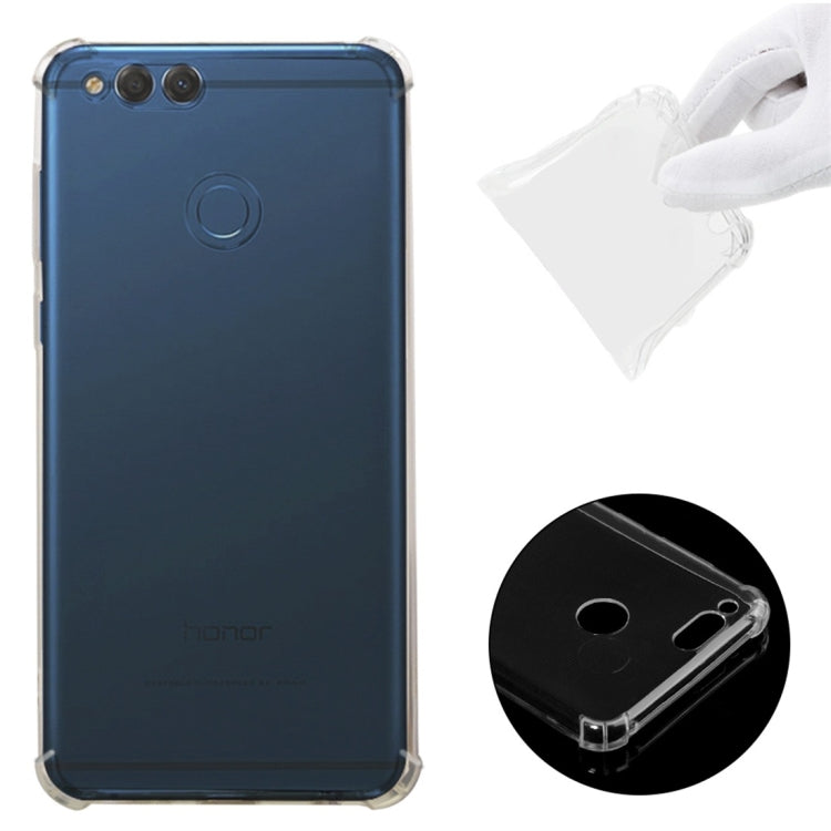 Shockproof TPU Protective Case for Huawei Honor 7X (Transparent)