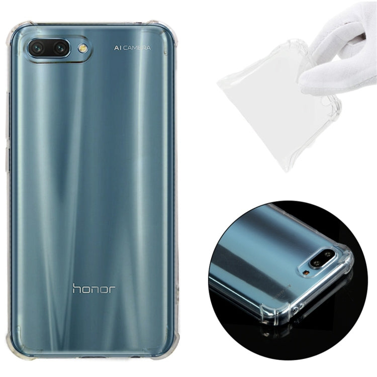 Shockproof TPU Protective Case for Huawei Honor 10 (Transparent)