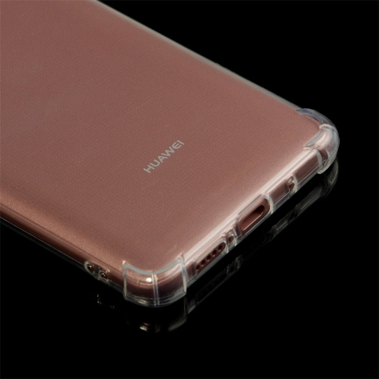 Shockproof TPU Protective Case for Huawei Mate 10 Pro (Transparent)