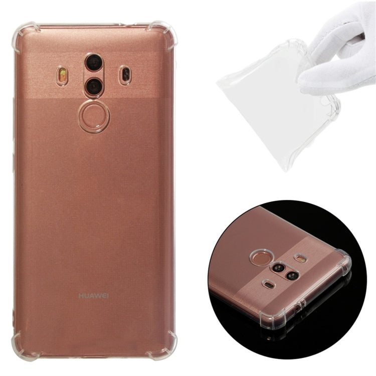 Shockproof TPU Protective Case for Huawei Mate 10 Pro (Transparent)