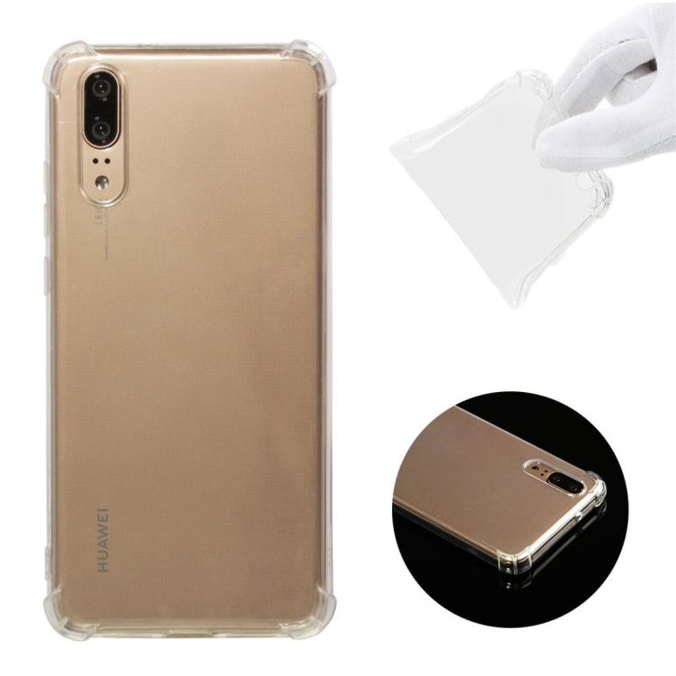 Shockproof TPU Protective Case for Huawei P20 (Transparent)