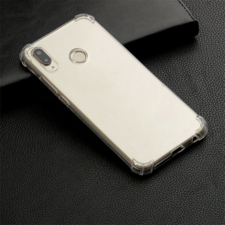Shockproof TPU Protective Case for Huawei P20 Lite / Nova 3e (Transparent)