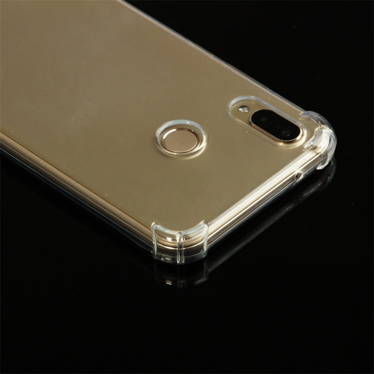 Shockproof TPU Protective Case for Huawei P20 Lite / Nova 3e (Transparent)