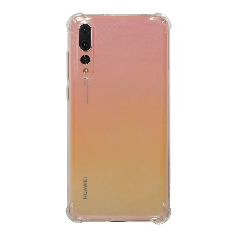 Shockproof TPU Protective Case for Huawei P20 Pro / P20 Plus (Transparent)