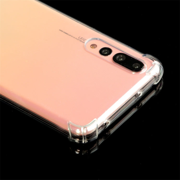 Shockproof TPU Protective Case for Huawei P20 Pro / P20 Plus (Transparent)