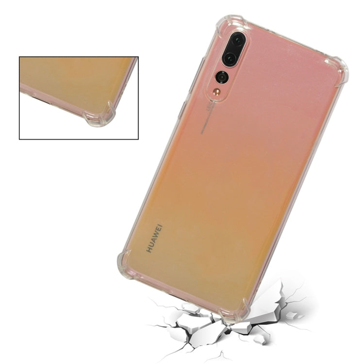 Shockproof TPU Protective Case for Huawei P20 Pro / P20 Plus (Transparent)