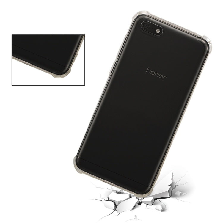 Shockproof TPU Protective Case for Huawei Y5 / Y5 Prime (2018) (Transparent)