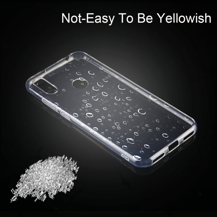 0.75mm Ultrathin Transparent TPU Soft Protective Case for Huawei Y6 2019