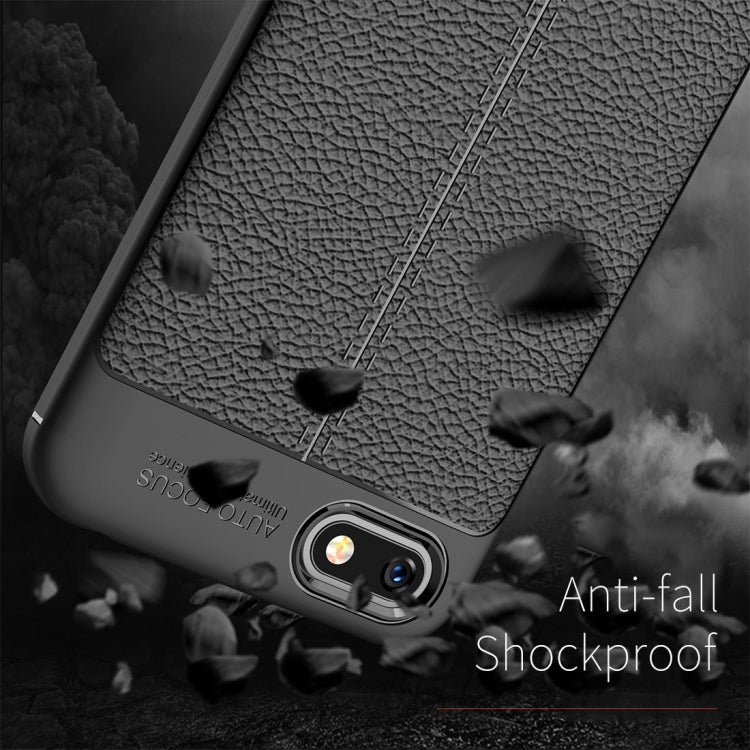 Litchi Texture TPU Protective Case for Huawei Y5 Prime (2018)