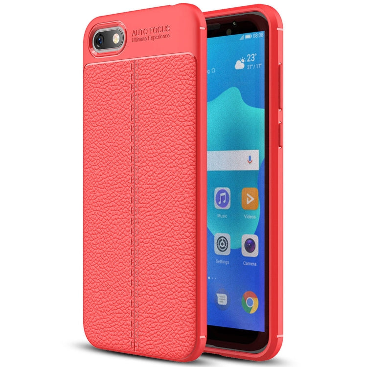 Litchi Texture TPU Protective Case for Huawei Y5 Prime (2018)