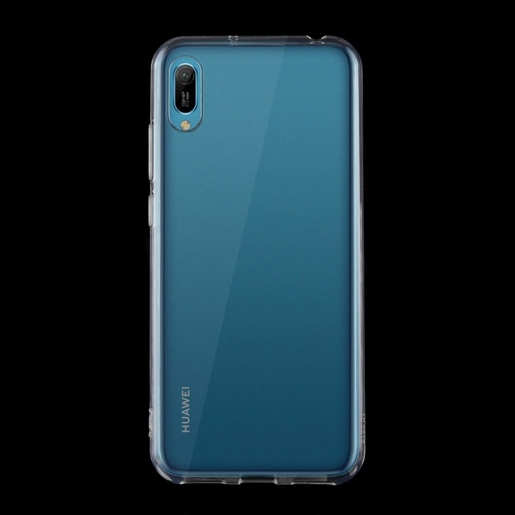 50 PCS 0.75mm Ultrathin Transparent TPU Soft Protective Case for Huawei Y6 Pro 2019