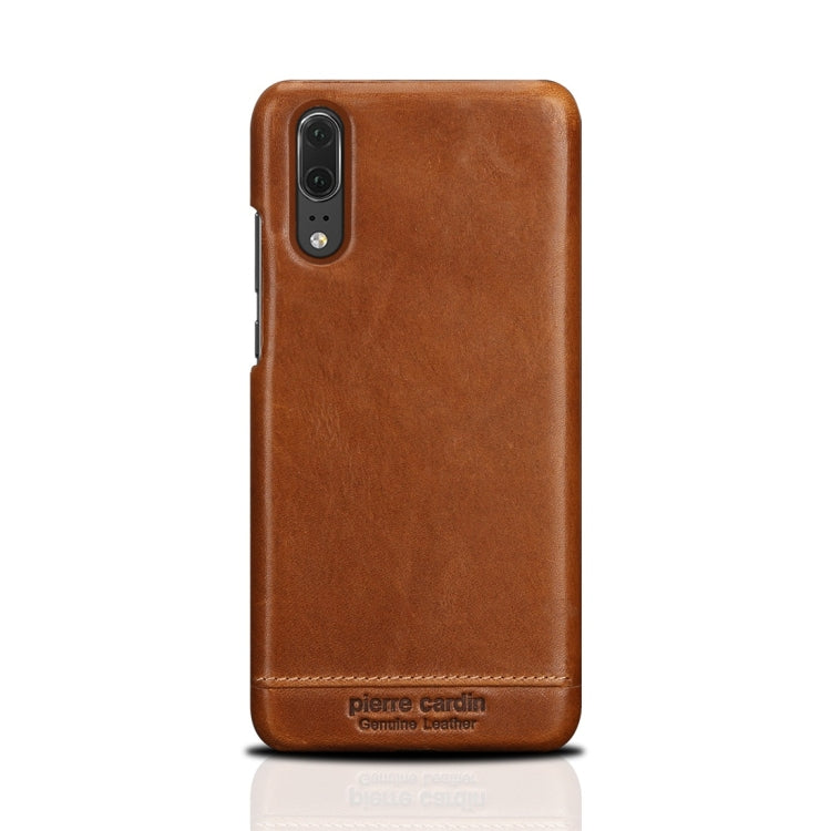 Pierre Cardin PCL-P03 Shockproof PC + Leather Protective Case for Huawei P20