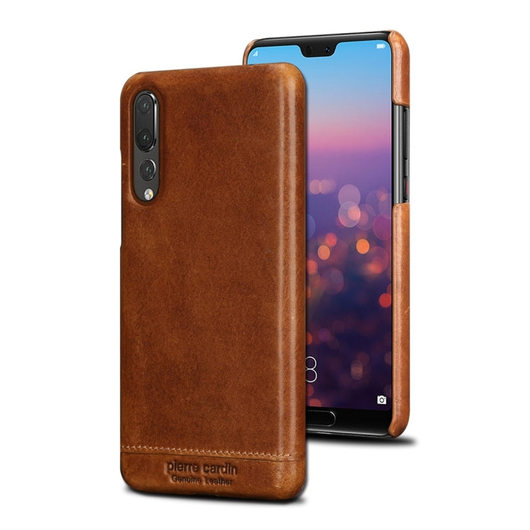 Pierre Cardin PCL-P03 Shockproof PC + Leather Protective Case for Huawei P20 Pro