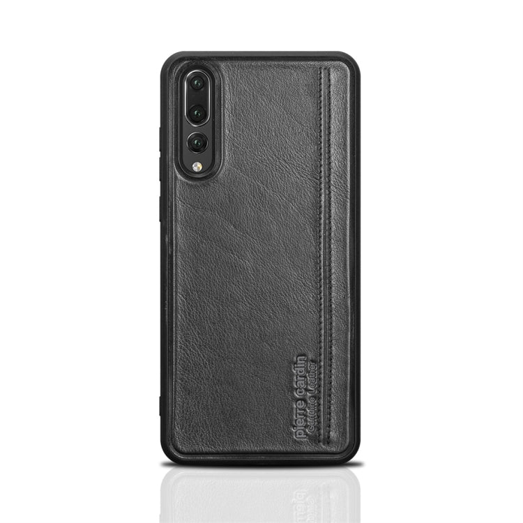 Pierre Cardin PCS-S02 Shockproof TPU + Leather Protective Case for Huawei P20 Pro