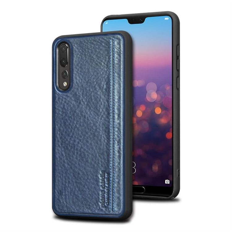 Pierre Cardin PCS-S02 Shockproof TPU + Leather Protective Case for Huawei P20 Pro