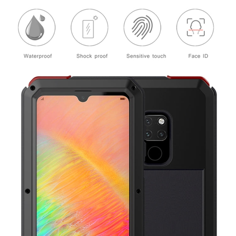 Tank Waterproof Dustproof Shockproof Aluminum Alloy + Silicone Case for Huawei Mate 20